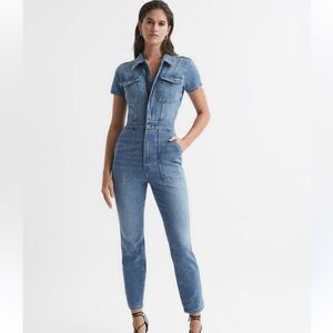 Good American Denim Jumpsuit